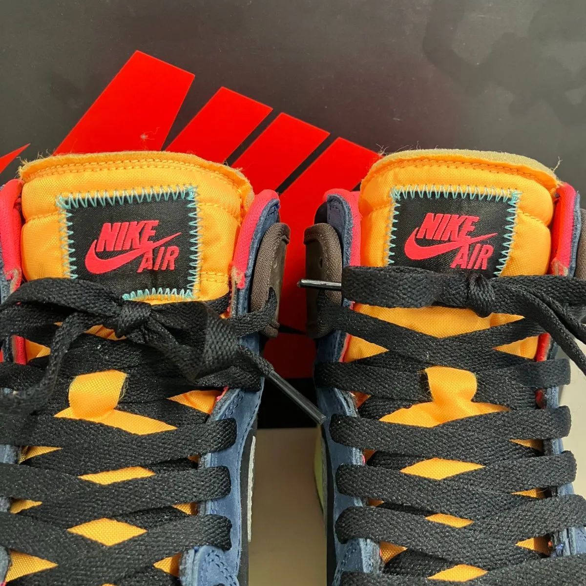 むつ80-0136】555088-201 NIKE AIR JORDAN 1 HIGH OG BIO HACK 27cm 