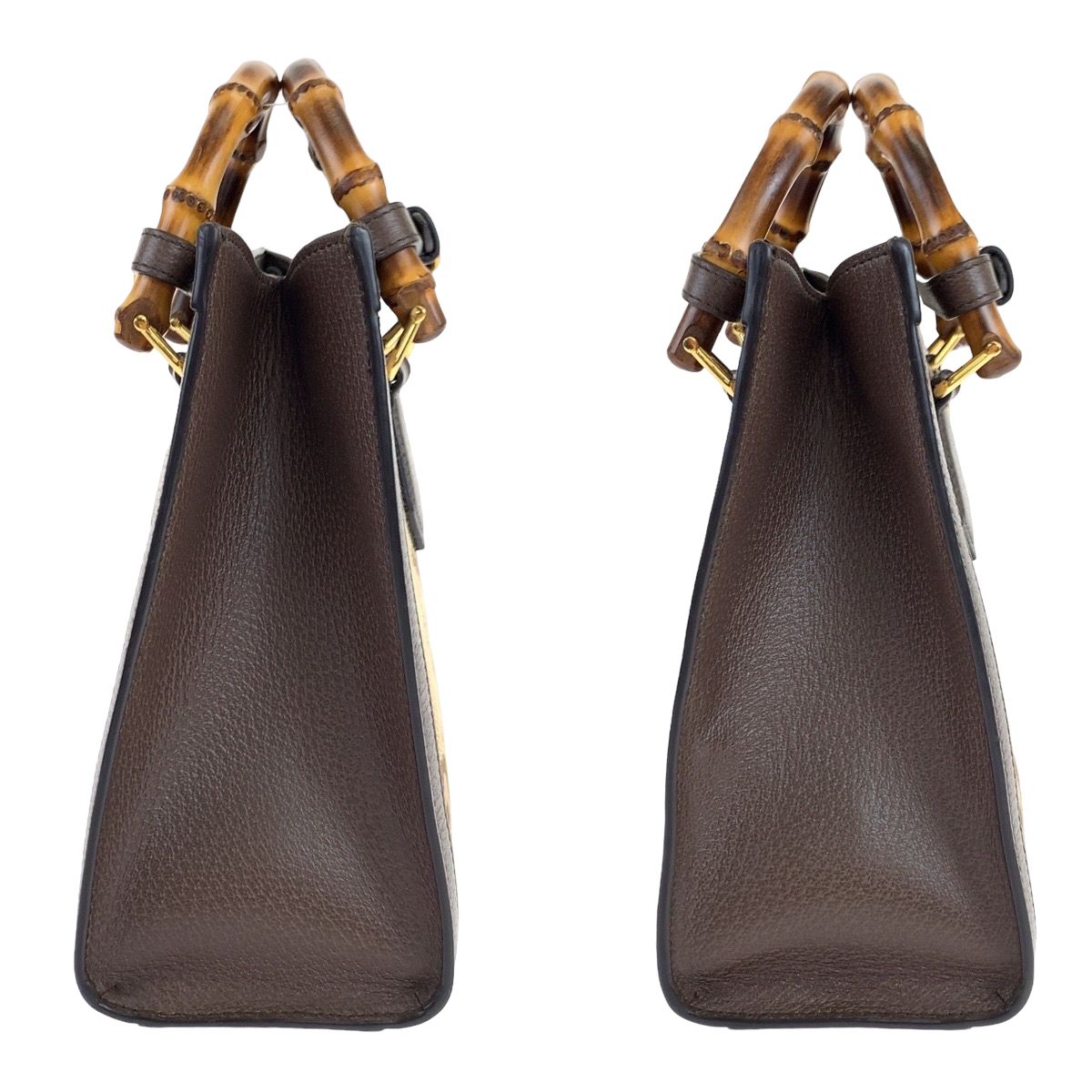 超美品 GUCCI グッチ ジャンボGG ダイアナ スモール ブラウン 茶 
