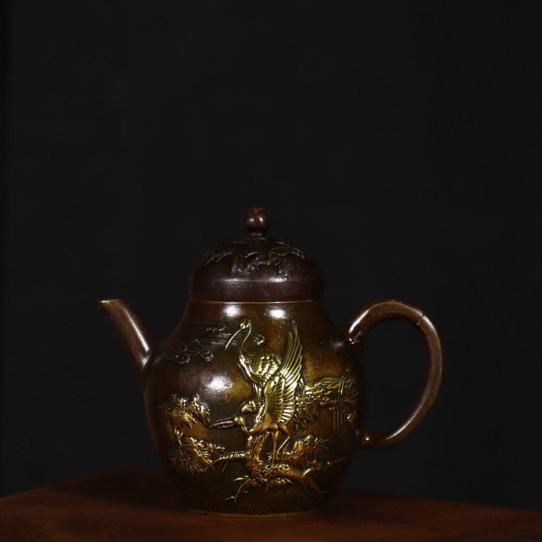 やかん 銅製 銘あり 冨 千鳥 銅瓶 茶道具 やかん 銅製 銘あり 冨 千鳥 銅瓶 茶道具 やかん 銅製 銘あり 冨