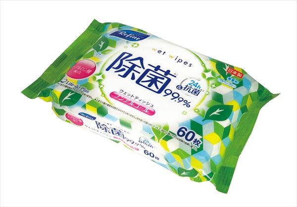 最安値，人気 【まとめ買い-48点セット】リファインノンアルコール６０枚 【 ライフ堂 】 【 ウェットティッシュ 】 おしりふき・ウェットティッシュ