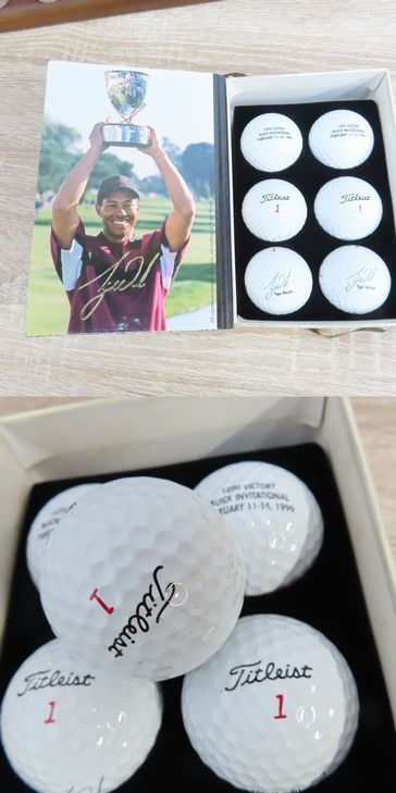 タイガーウッズ 優勝記念ボール タイトリスト Titleist 6個入り