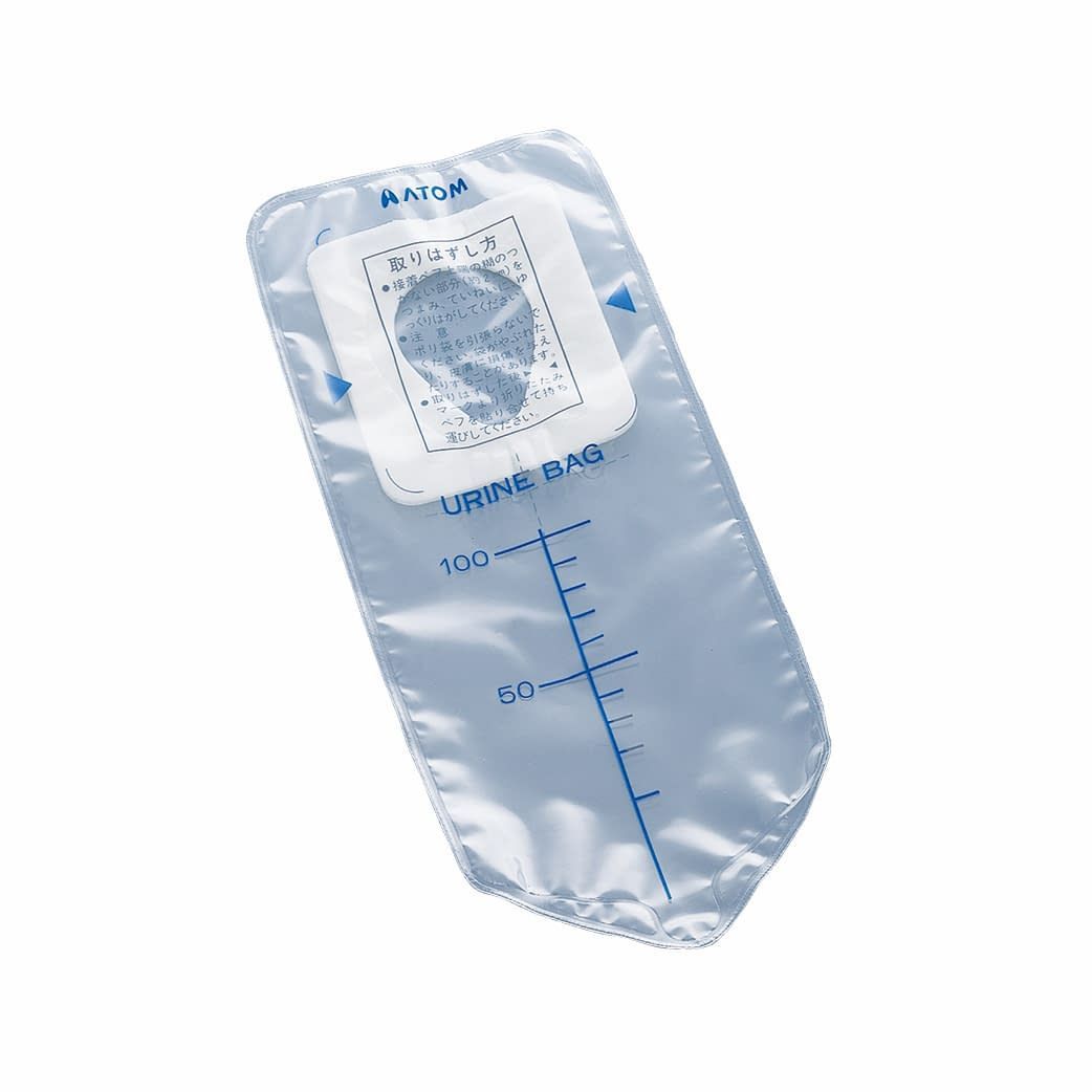 アトム小児採尿バッグ 小児用 男 女児兼用 導尿バッグ 23-7382-00 アトムメディカル 49001 100ML 100マイ