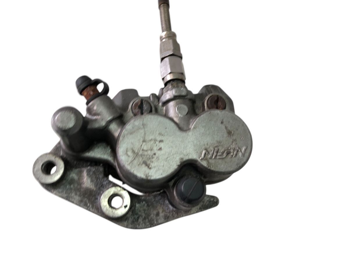 HONDA FTR223 MC34 フロントブレーキ マスター キャリパー メッシュホース セット 40mmピッチ OHにも 2757-M5997