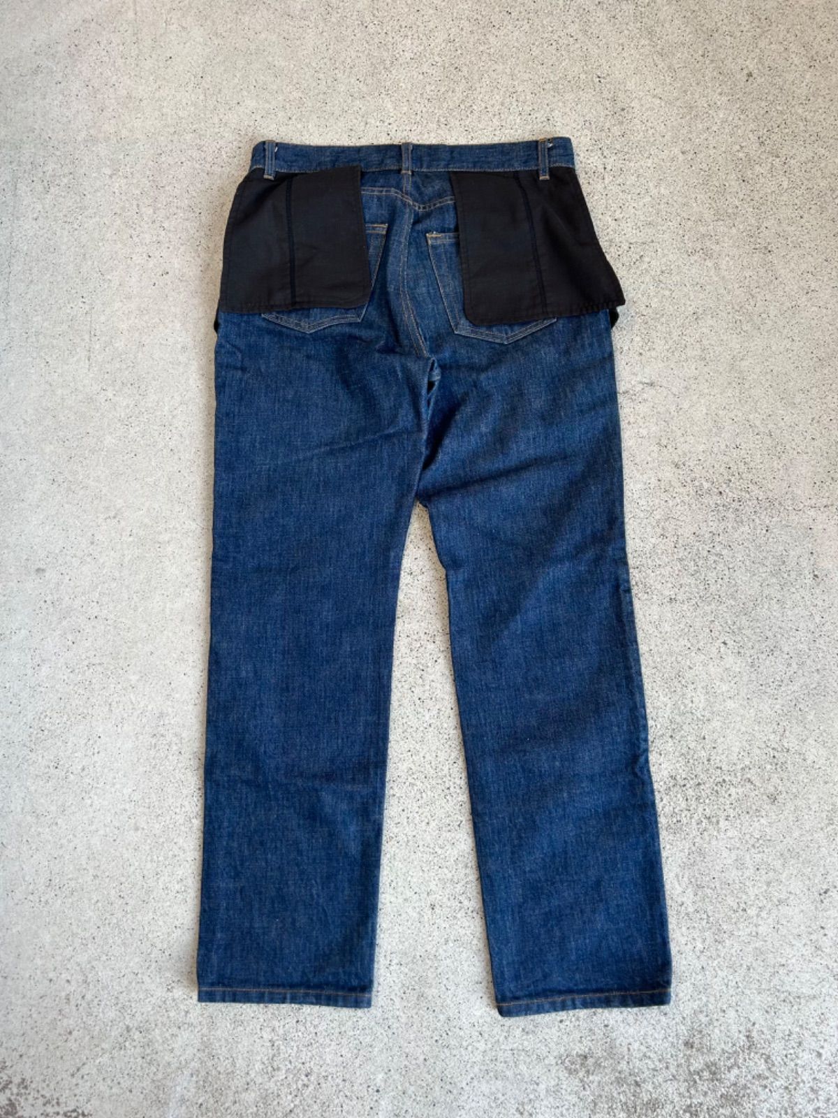 helmut lang inside out denim pants 03ss