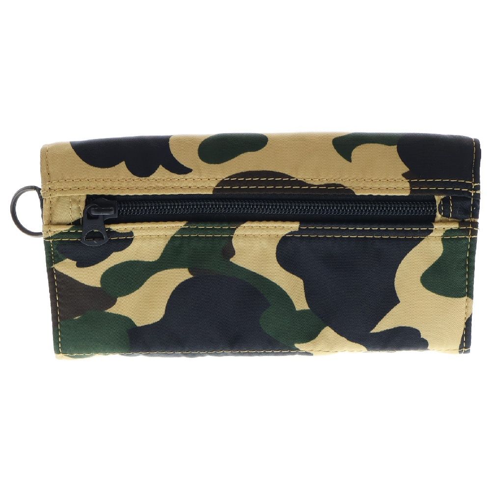 ほぼ未使用‼️PORTER × A BATHING APE 長財布 CAMO A BATHING APE (アベイシングエイプ) ×PORTER CAMO LONG WALLET