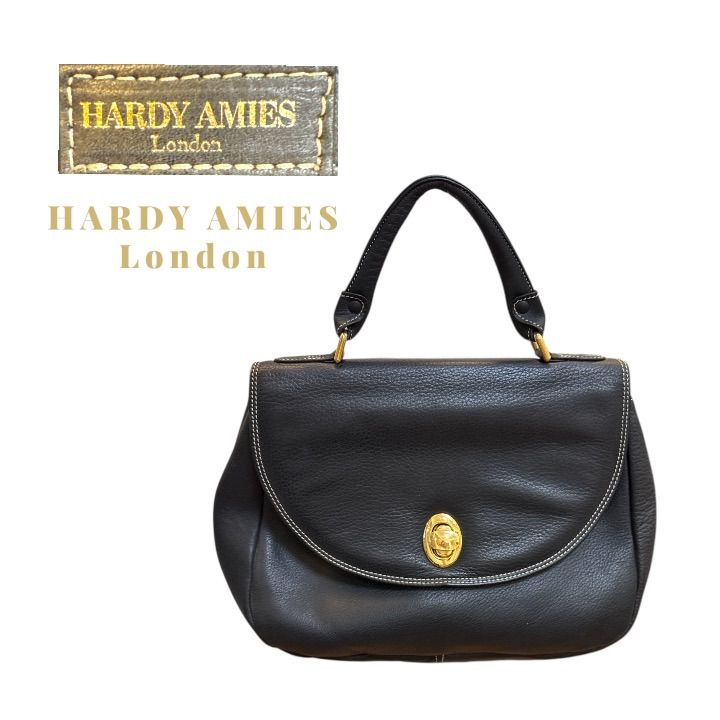 HARDY AMIES ハーディーエイミス ロンドン ハンドバッグ クラッシック 