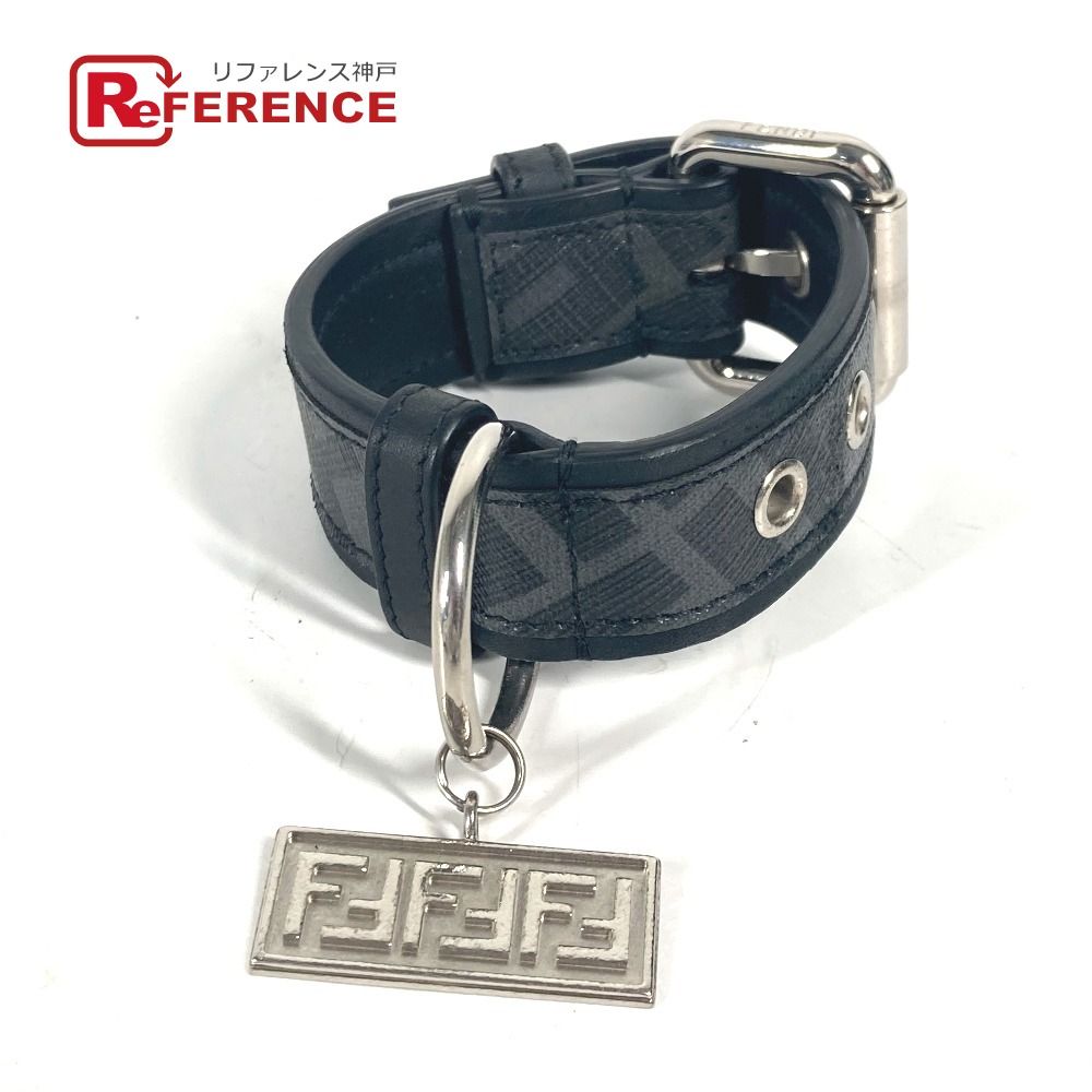 FENDI フェンディ 首輪 ズッカ ドッグ 犬 ペット 8AC016 レザー