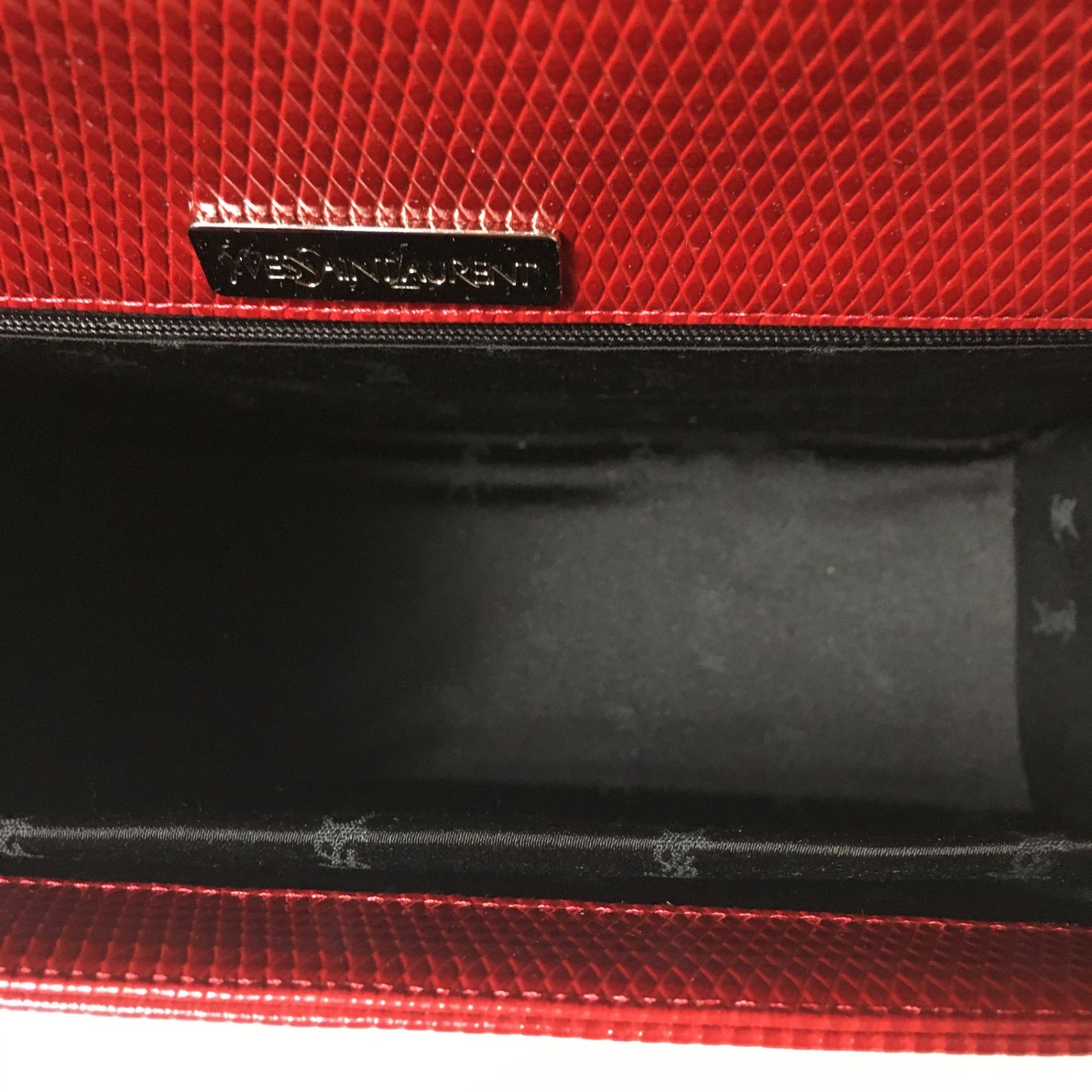 2506-159｜美品｜イヴサンローラン ハンドバッグ レザー レッド