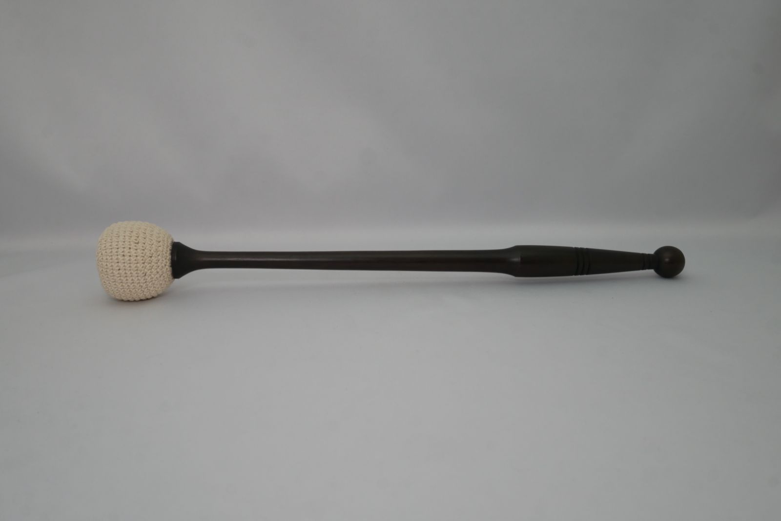 【仏具】黒檀 糸巻 木魚 撥 7号【送料込み】