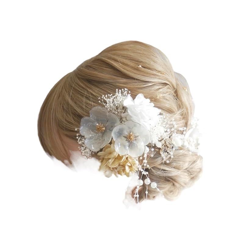 No.21 リバティチュールリボン ベビーヘアクリップ リバティ - ヘア