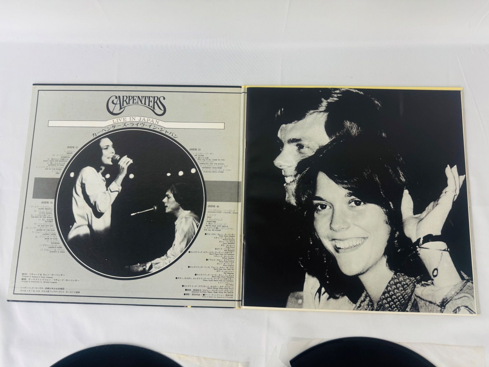 ★ 【見本盤】カーペンターズLP 5枚セット カーペンターズ LPレコード LIVE IN JAPAN 来日記念盤 限定盤 2