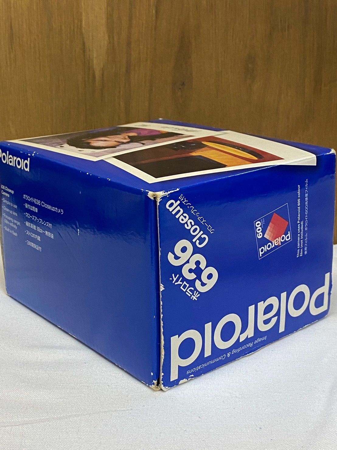 カメラ】ポラロイド636 本体＋未使用フィルムセット／箱・説明書付き