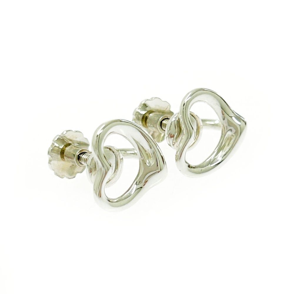 TIFFANY エルサペレッティ オープンハート イヤリング シルバー925