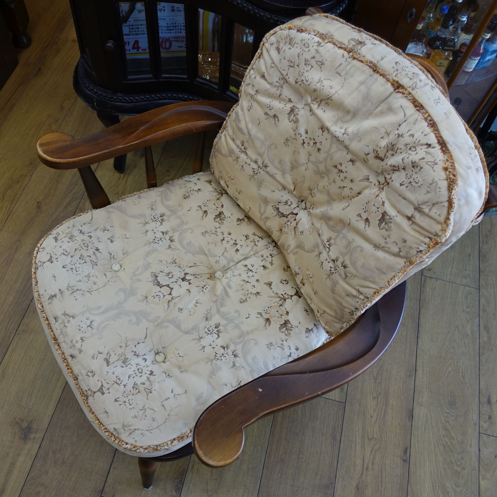 飛騨産業 キツツキマーク　ヴィンテージ 乗鞍　アームレストチェア　イス 飛騨産業 キツツキマーク ヴィンテージ 乗鞍 アームレストチェア イス