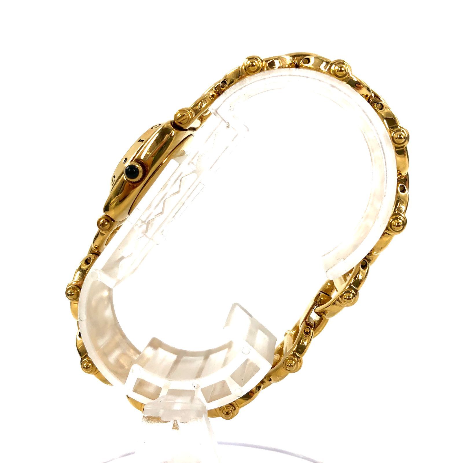 GUCCI グッチ ホースビット 6400L SS/QZ ブラック文字盤 レディース