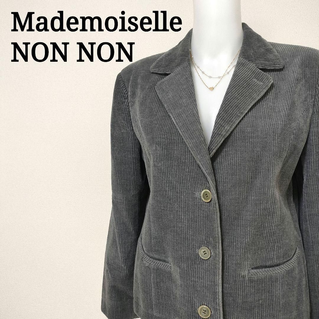 マドモアゼルノンノン Mademoiselle NONNON コーデュロイ テーラード 