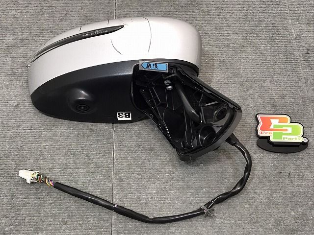 ノート/E12/HE12/NE12/SNE12 純正 後期 右ドアミラー 12線 ウインカー カメラ付 G579/G531 ブリリアントシルバー K23 日産 (122033)