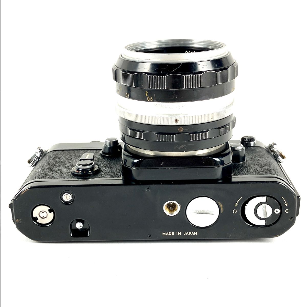 美品！NIKON F2 アイレベル ブラック 50mm F1.4 レンズ付き Nikon F2 フィルムカメラ NIKKOR 50mm F:1.4 レンズセット