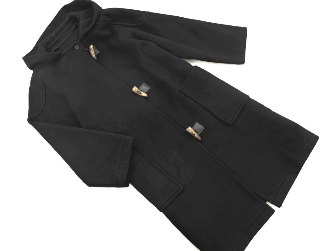 Burberry's ブラック ロングコート　カシミア100% Burberry's ブラック ロングコート カシミア100% Burberry