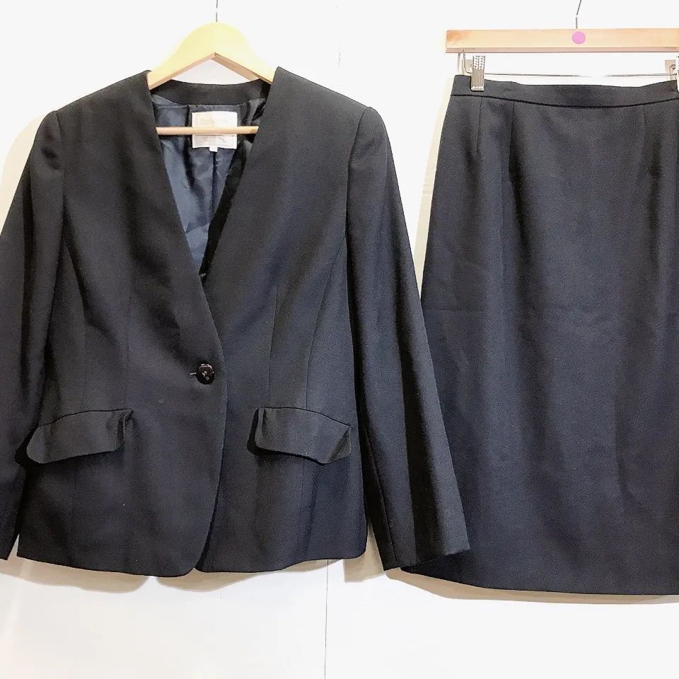 【ほぼ新品】バーバリー Burberrys スカートスーツセットアップ 15号 BURBERRY #wnc バーバリー スカートスーツ 茶系 セットアップ