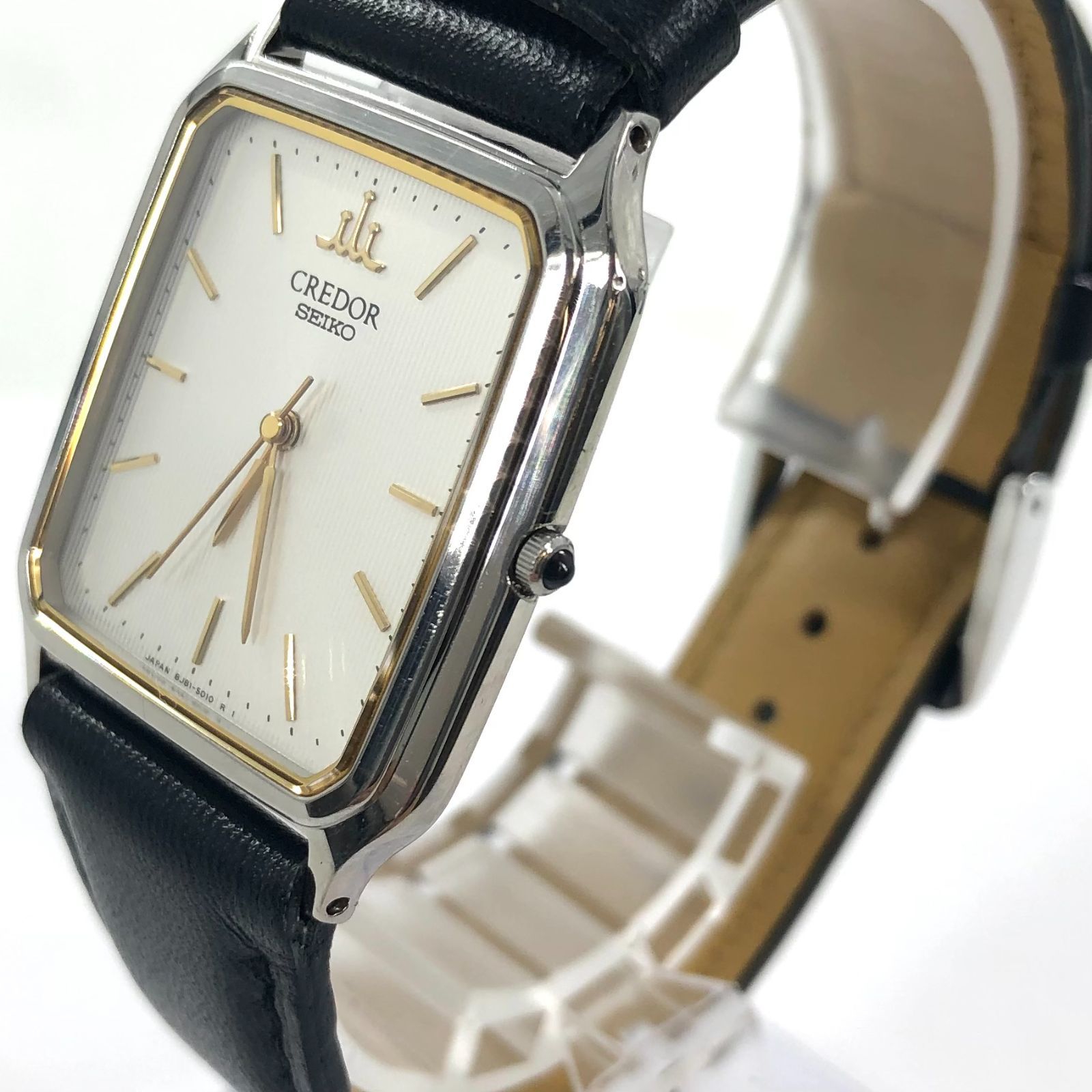 SEIKO CREDORセイコー クレドール 8J81 白文字盤 ラウンドメンズ SEIKO セイコー クレドール 腕時計 8J81-0AJ0 クオーツ ホワイト