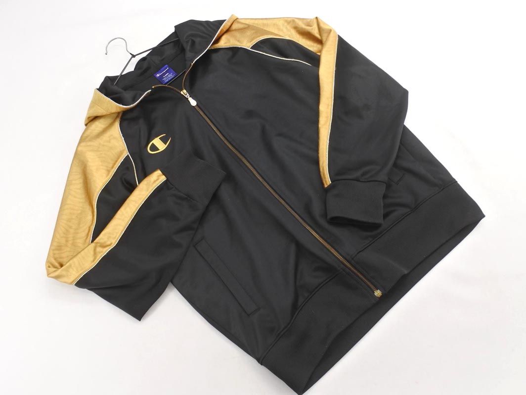 champion チャンピオン　ジャージ　上下　ゴールドブラック champion チャンピオンジャージ上下黒 魔裟斗モデルゴールド