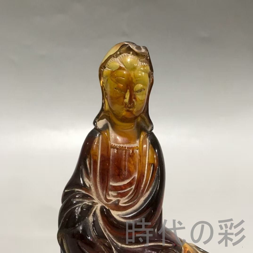 中国古美術・旧蔵・琥珀のヒョウタンセット・純手作り・細密彫・文房置物・風水置物 中国古美術・旧蔵・琥珀のヒョウタンセット・純手作り・細密彫・文房置物・