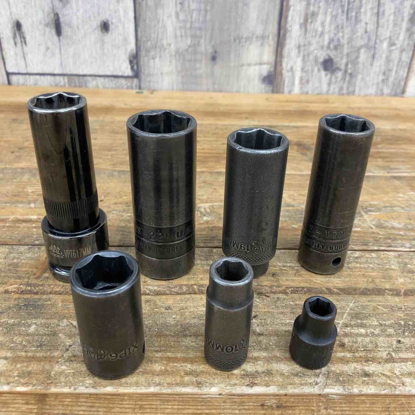 品 マックツール MAC TOOLS ソケットまとめ DTS22M VPT617MM XP68MMRなど 7個セット 1|2 3|8 東大和店