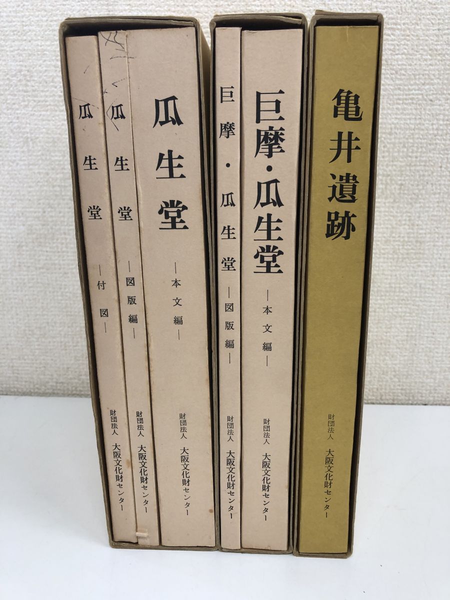 大阪文化財センターまとめ／瓜生堂　巨摩・瓜生堂　亀井遺跡