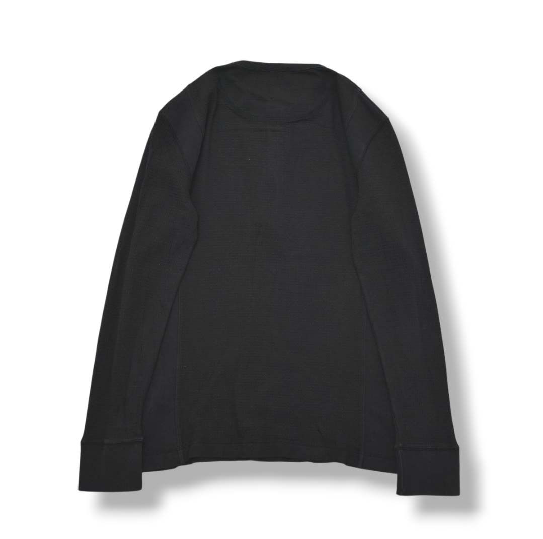 □BURBERRY BLACK LABEL□長袖ヘンリーネックシャツ カットソー グレー