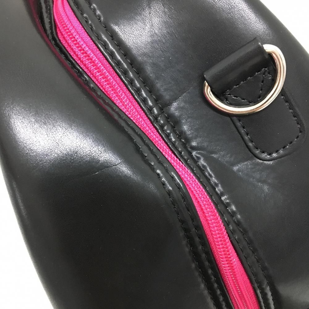 Callaway - 【新品】キャロウェイ 2WAYボストンバッグ 黒×ピンク ショルダーストラップ付 内外ポケット ロッカーバッグゴルフ 2023年モデル Callaway 新品】キャロウェイ 2WAYボストンバッグ 黒×ピンク ショルダー