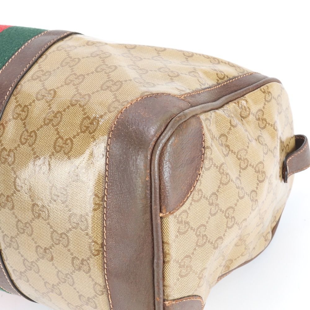 【美品】GUCCI スエード レザー シェリー トートバッグ イタリア製 グッチ(GUCCI) 中古 シェリーライン トートバッグ | 通販・人気