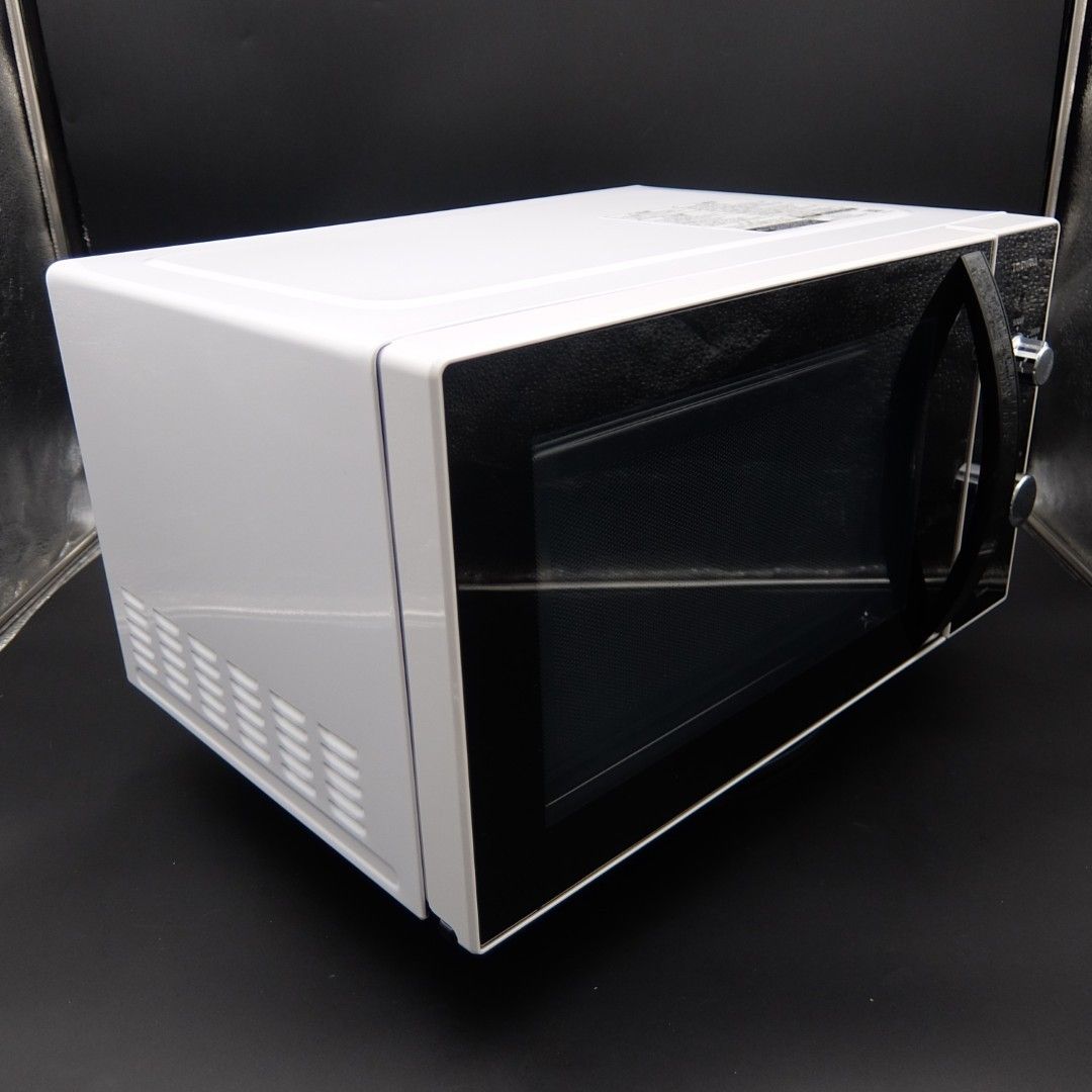 東芝 ダイヤル式 電子レンジ 17L ER-WM17 ホワイト 横開き 単機能