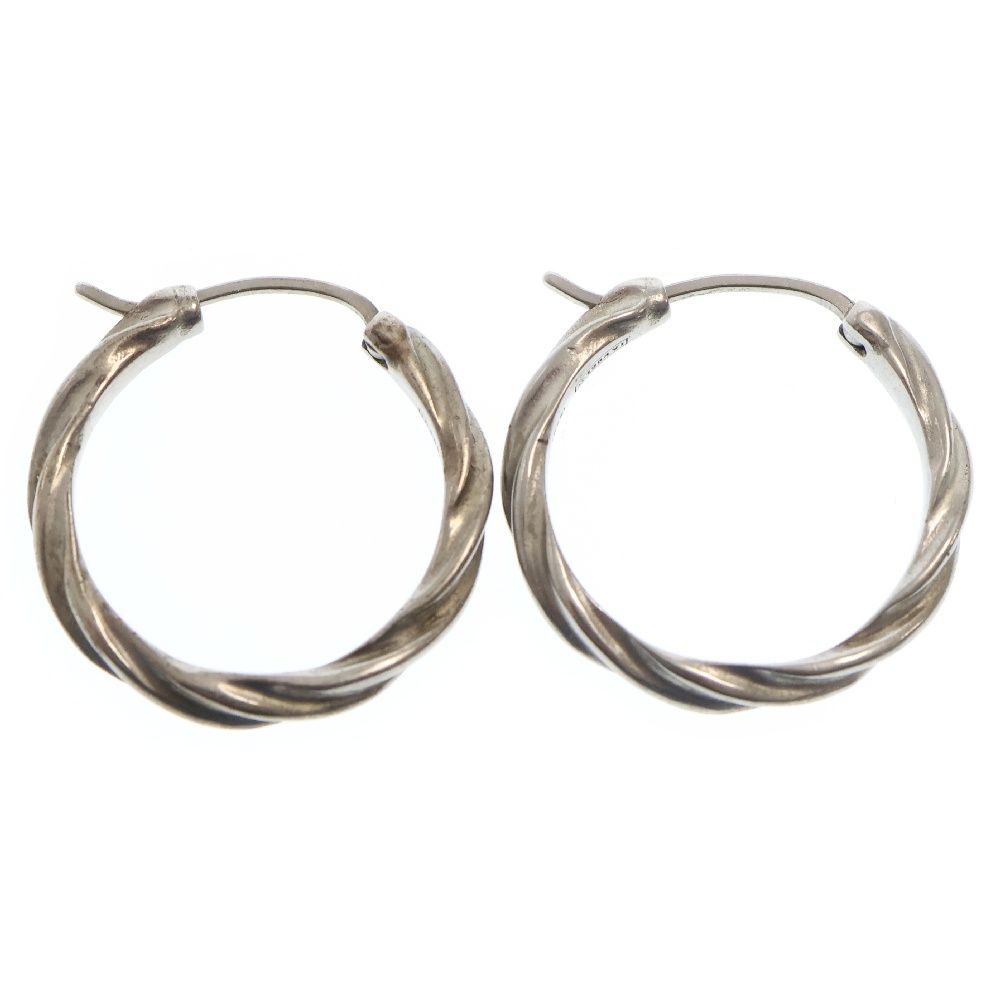 margiela タイムレススクロールフープ ピアス Maison Margiela (メゾンマルジェラ) タイムレス スクロールフープ