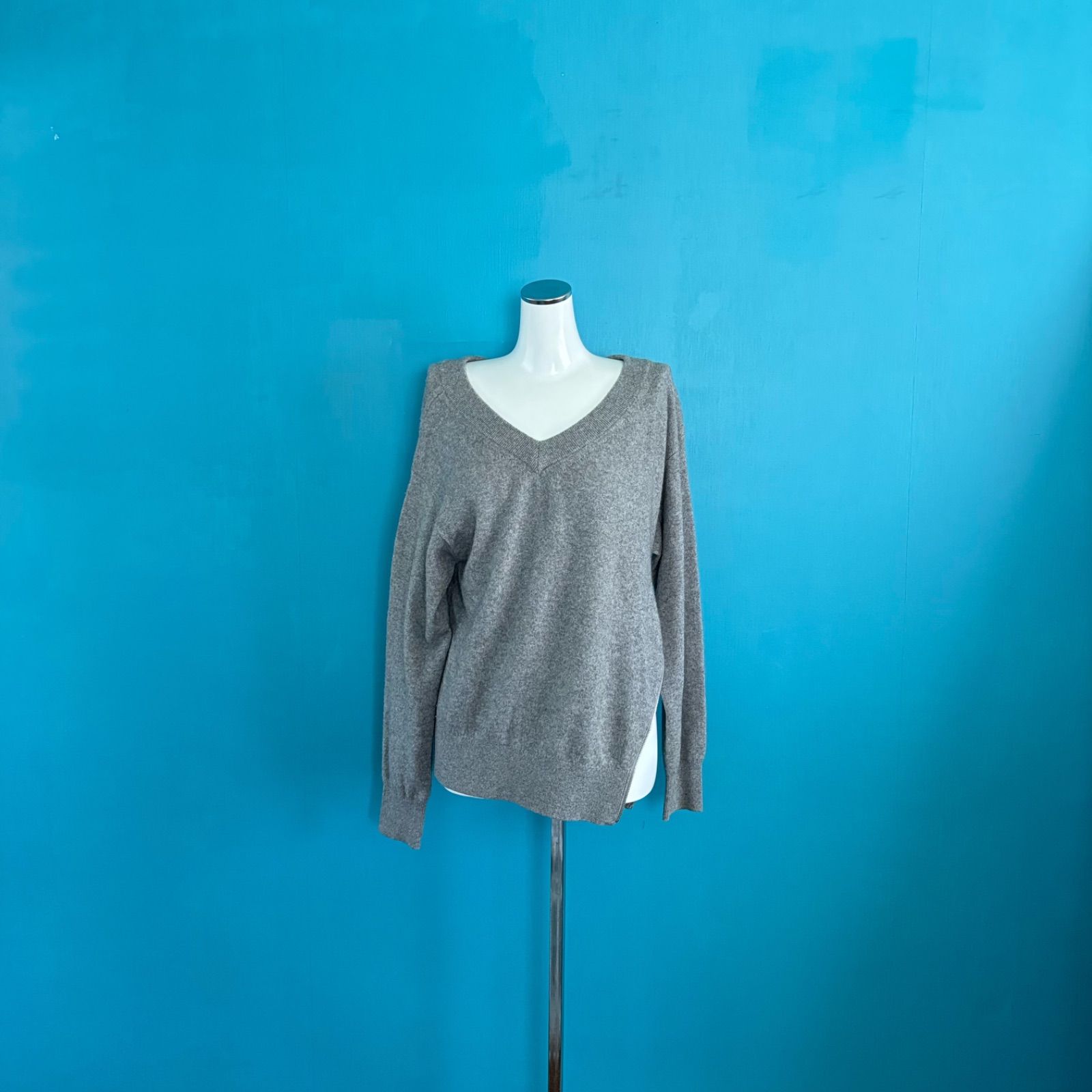 1608 Alexander Wangアレキサンダーワン グレー サイズS カシミア  