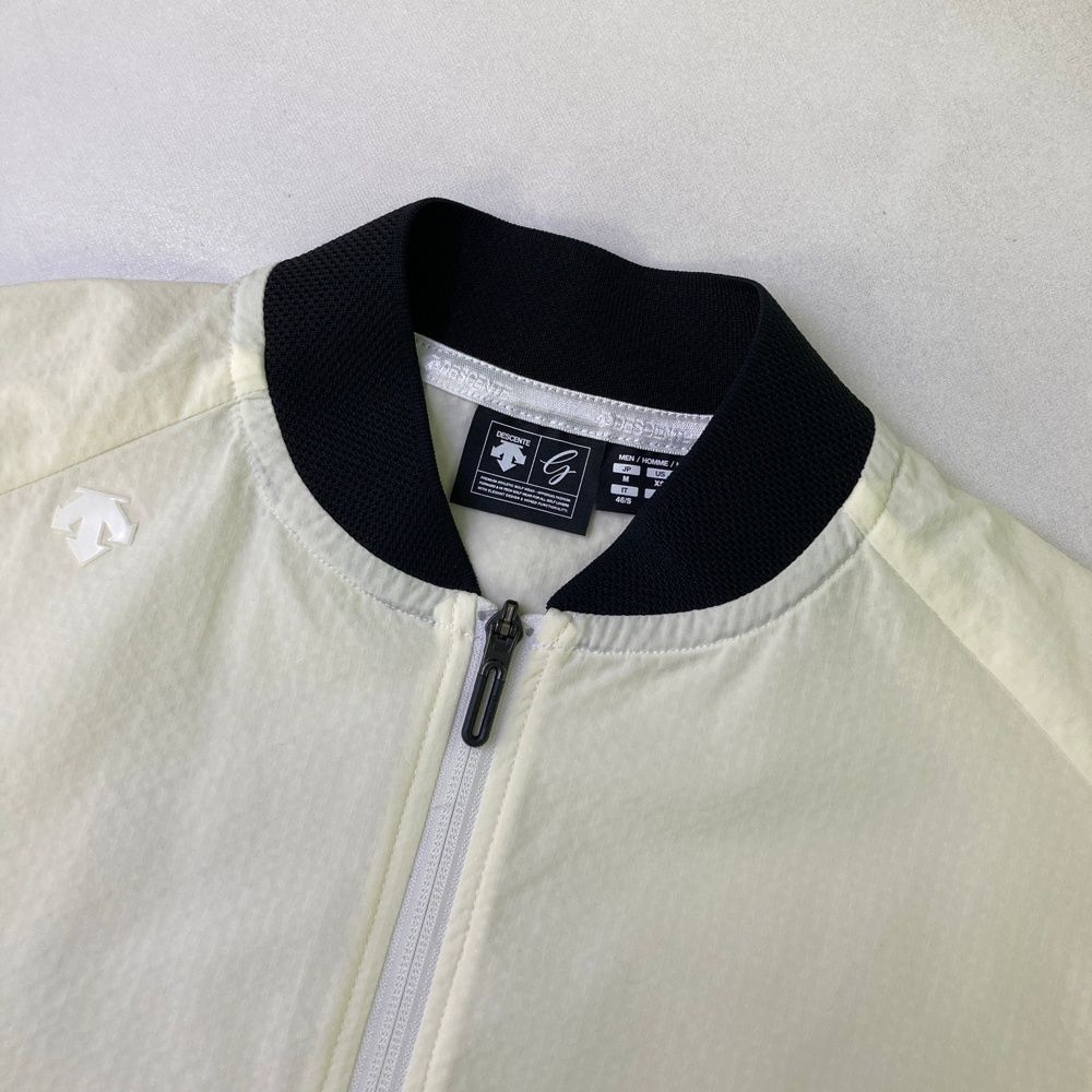 サイズ：M DESCENTE GOLF デサントゴルフ サッカー ジップジャケット