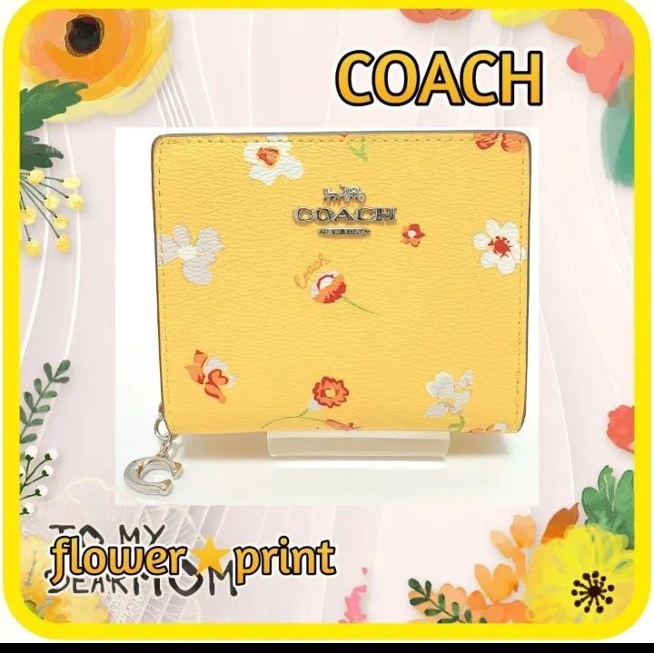 ✳️ Sale 匿名配送 新品 ✳️ COACH コーチ イエローカラー 財布 ✳️