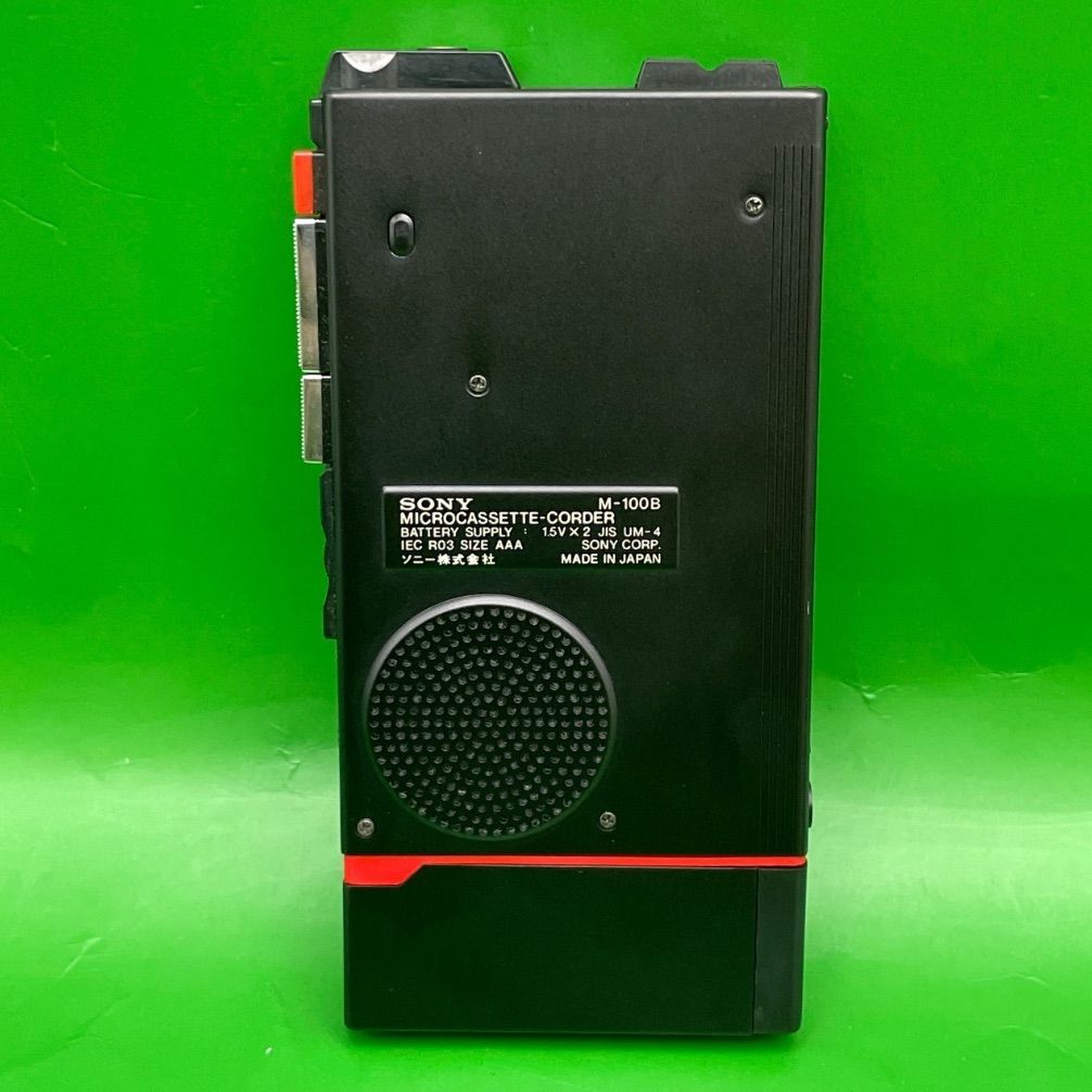 SONY M-100B マイクロカセットテープレコーダー ソニー 【公式通販】