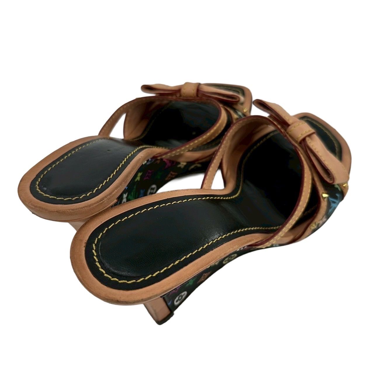 希少】ルイヴィトン LOUIS VUITTON 36.5 ウエッジソール モノグラム