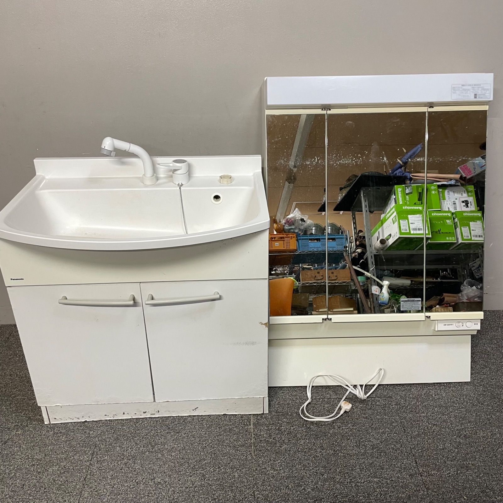 ♭ Panasonic パソニック 洗面化粧台 GOM75KSCW