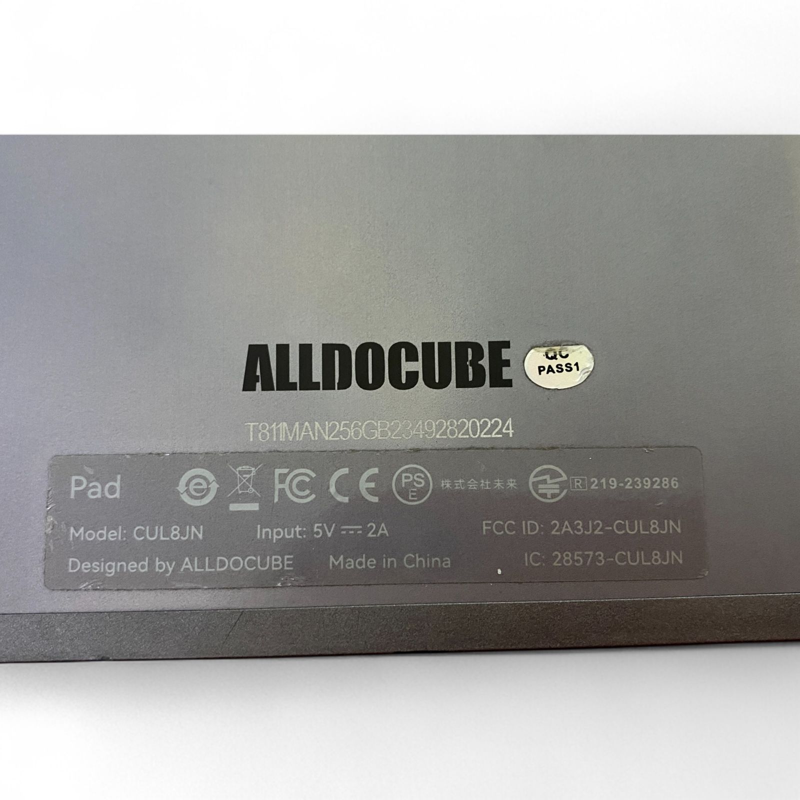 ◯ オールドキューブ ALLDOCUBE タブレット CUL8JN iPlay 50 Mini Pro