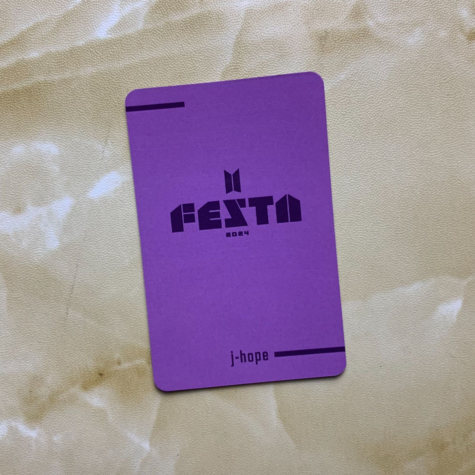 BTS 2024 FC限定11周年FESTA ARMY ZONE トレカ J-HOPE ホソク