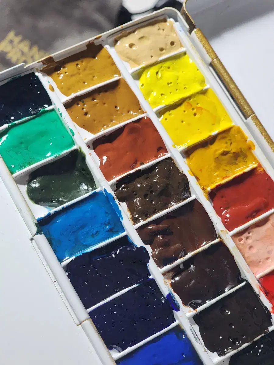 ホール 水彩絵の具 48色 セルジオ ハンディプロパレット