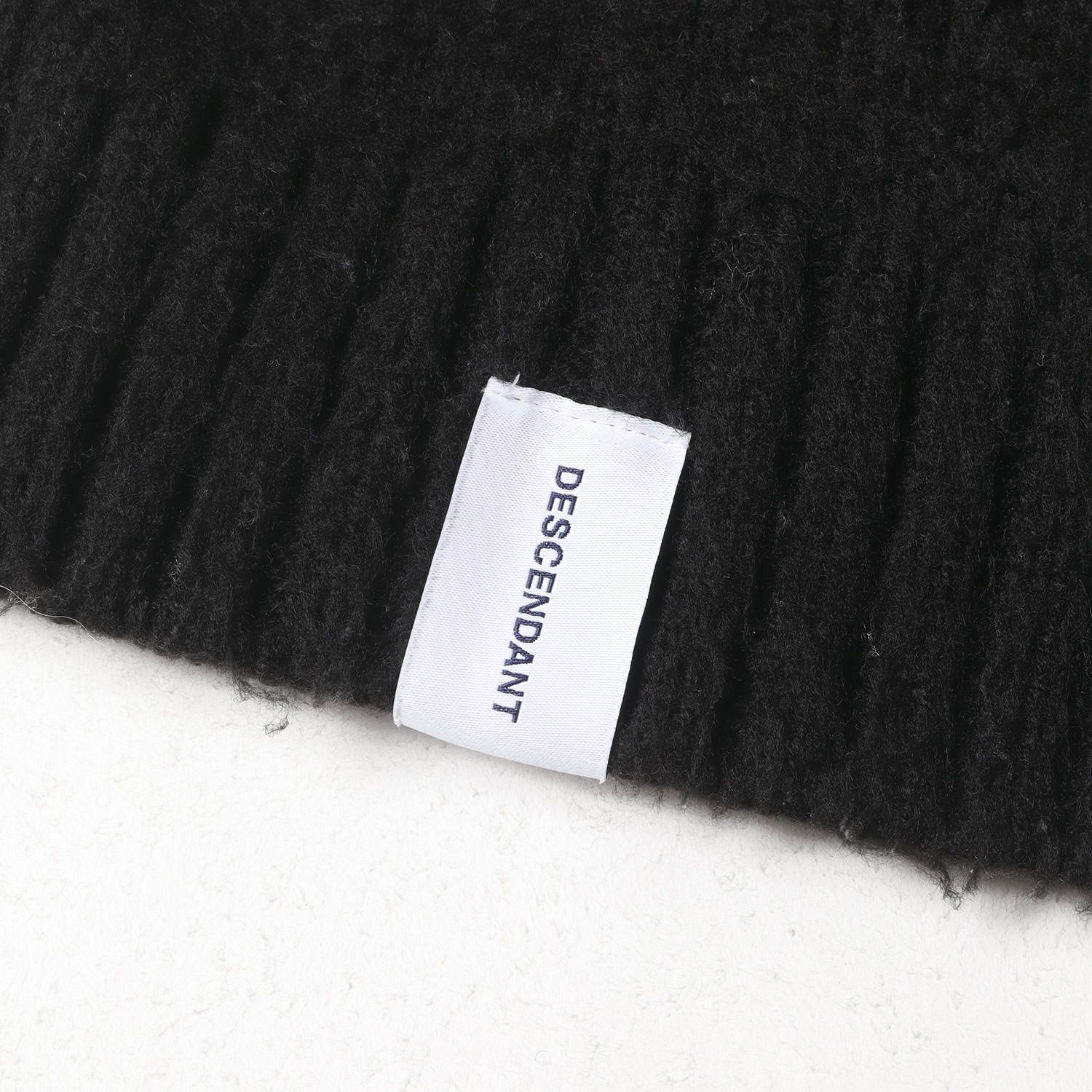 Descendant カーディガン DESCENDANT/NURSE KNIT CARDIGAN (BLACK)