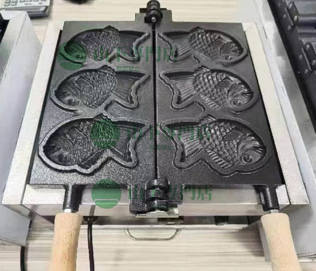 送料無料 電気 たい焼き器 3匹 3匹焼ける 鯛焼き器 電気式 単相 1 0０V |厨房|業務|飲食|店舗