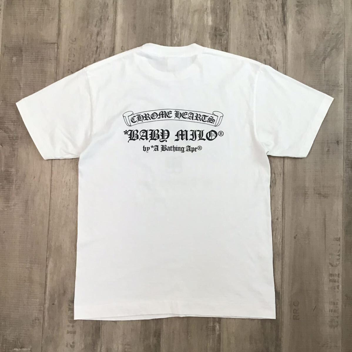 ☆激レア☆ クロムハーツ × BAPE Tシャツ Mサイズ a bathing ape Chrome Hearts エイプ ベイプ アベイシングエイプ  milo マイロ NIGO - メルカリ