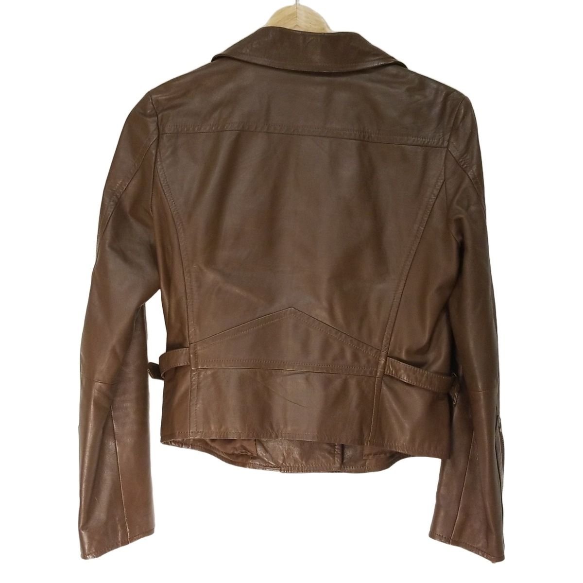 Paul PaulSmith ポールスミスプラス ライダースジャケット サイズ40 L レディース - ブラウン 長袖 春 秋