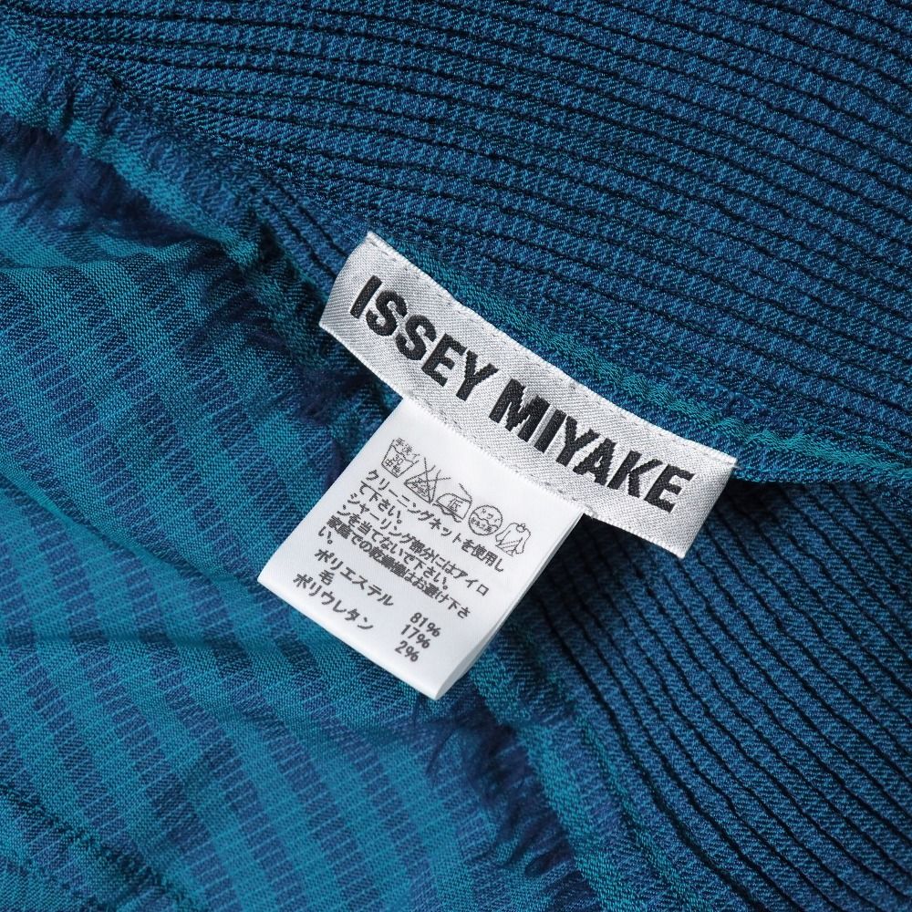 Issey Miyake イッセイミヤケ 薄手ジャケット 紫と青のストライプ 中古・古着通販】HOMME PLISSE ISSEY MIYAKE (オムプリッセ