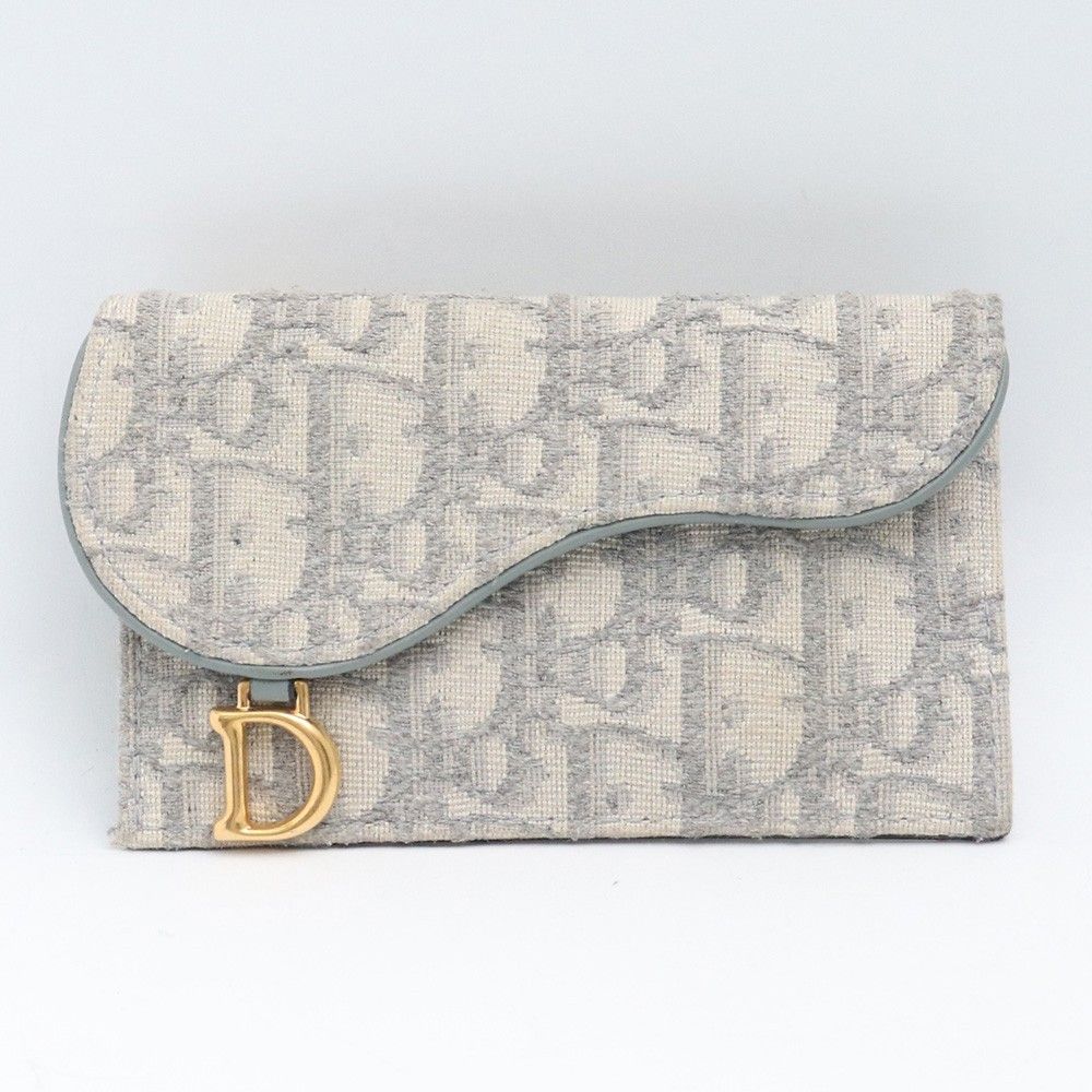 SADDLE フラップ カードホルダー ☆永遠の定番人気☆【Dior】《SADDLE》フラップ カードホルダー