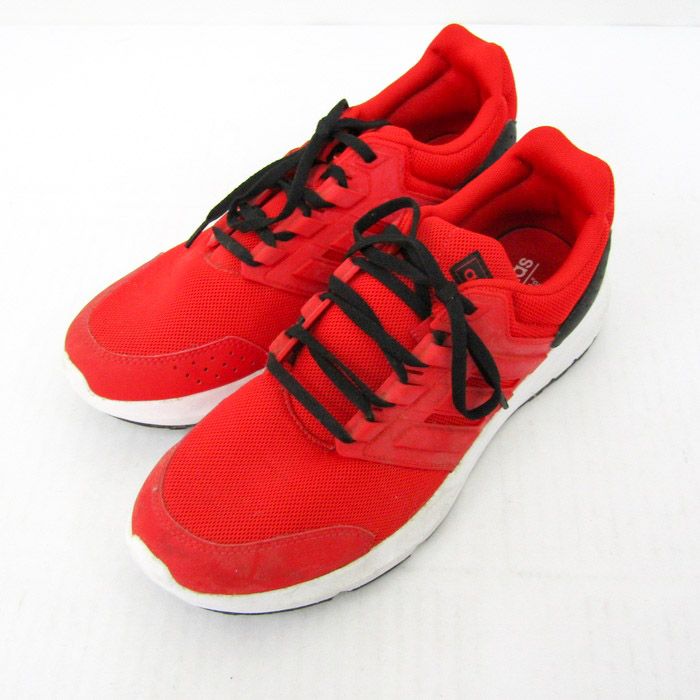 アディダス スニーカー オーソリティ F36160 ギャラクシー ランニングシューズ 靴 メンズ 27.5サイズ レッド系 adidas 【中古】